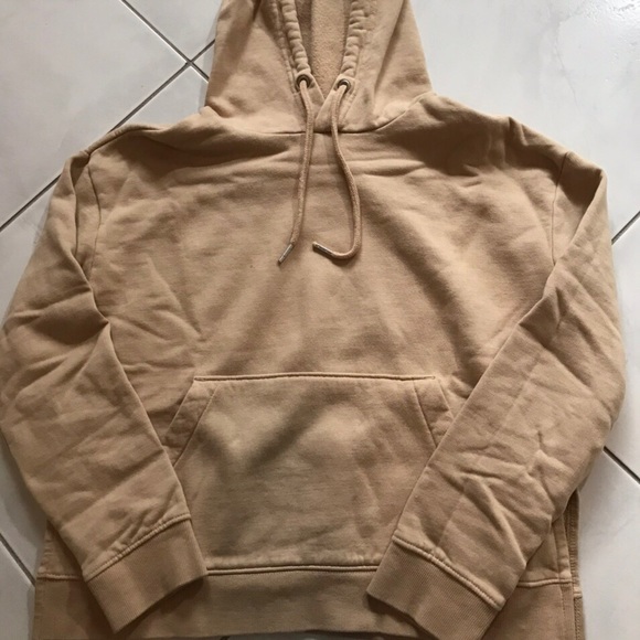 Hm Light Brown Tan Hoodie Sweatshirt 